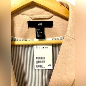 H&M Light Pink Fitted Blazer